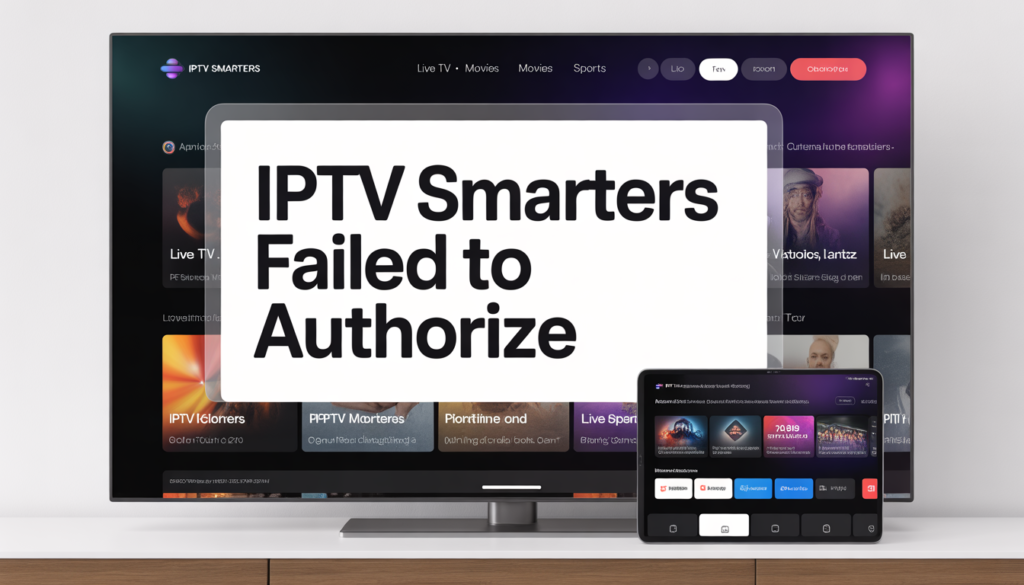 IPTV Smarters Failed to Authorize? Proven Fixes That Work Instantly (2026 Guide)